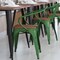 Flash Furniture Green Metal Stack Chair with Teak Poly Resin Seat CH-31270-GN-PL1T-GG - alternate 4
